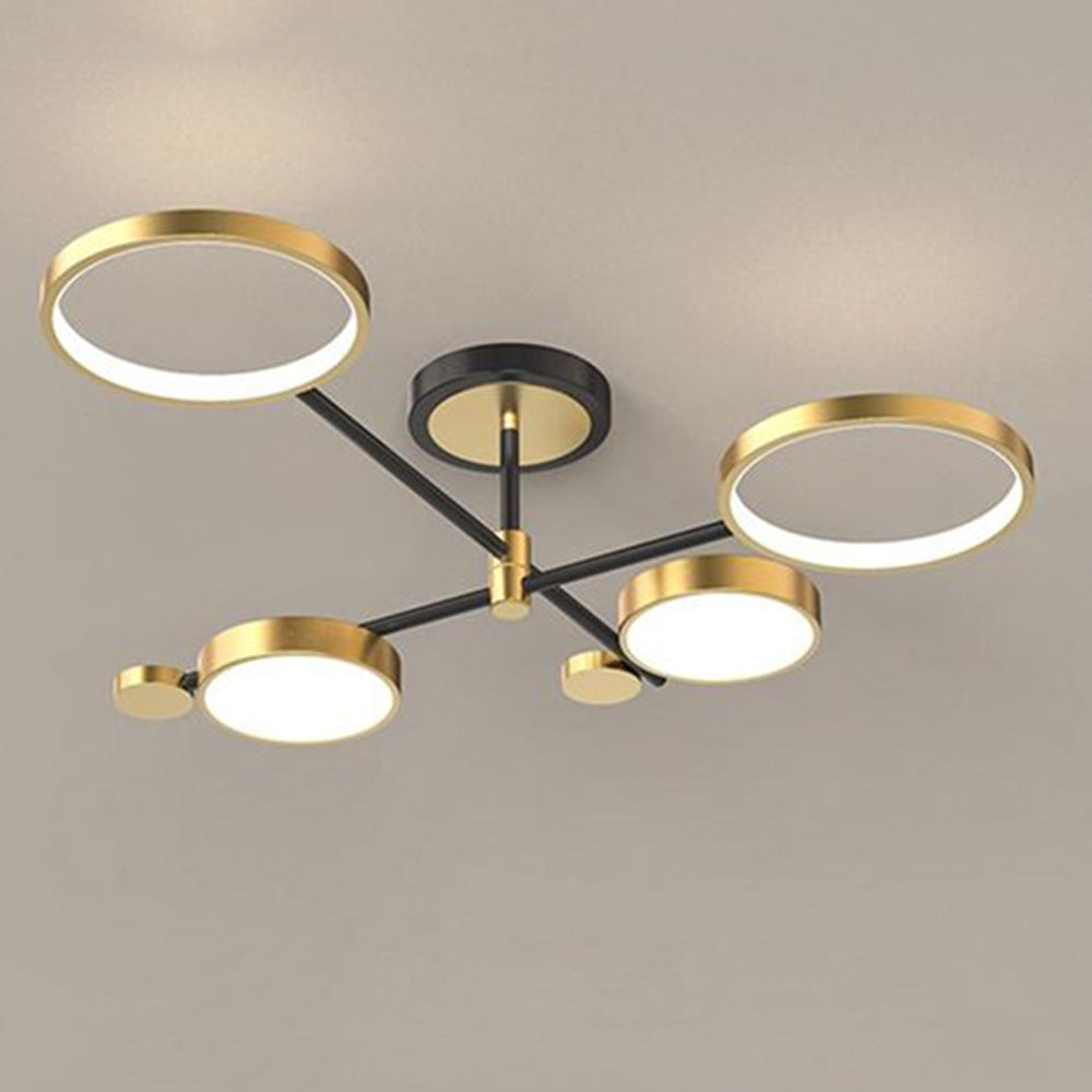 Modern Rings LED Living Room Ceiling Light