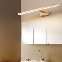 Contemporary Aluminum Simple Long Mirror Bathroom Wall Lighting