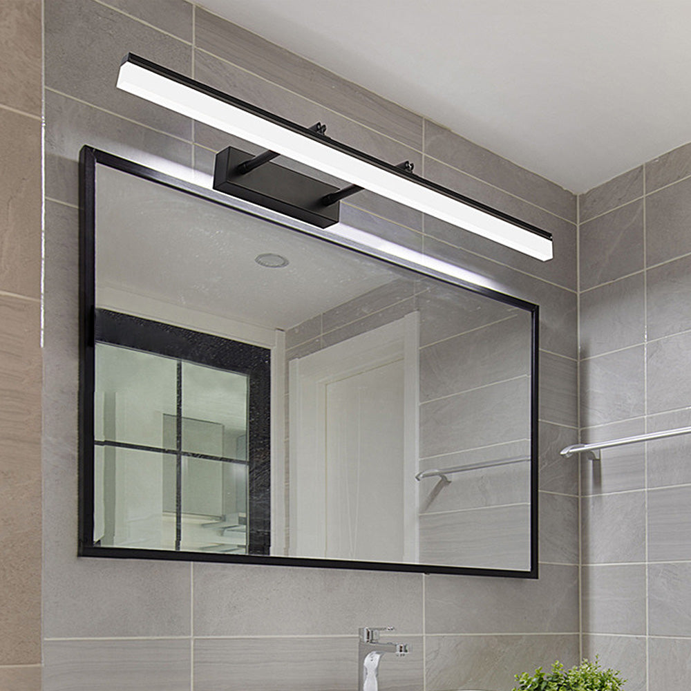 Black Modern Metal LED Wall Light For Bathroom