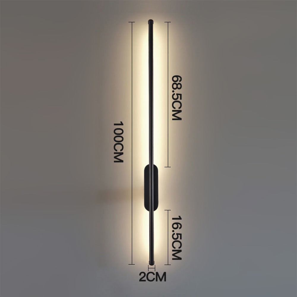 Modern Minimal Decor Long LED Aluminum Wall Lights