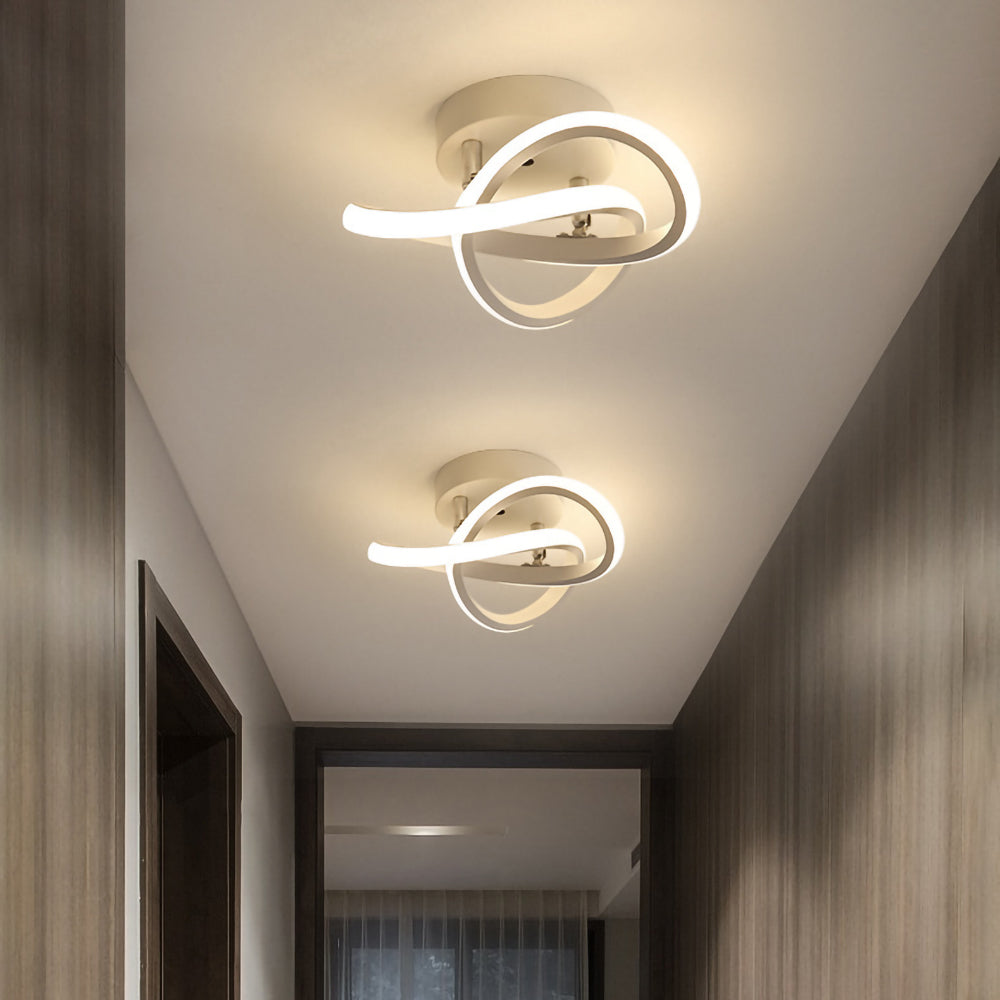 Modern Metal White LED Ceiling Light