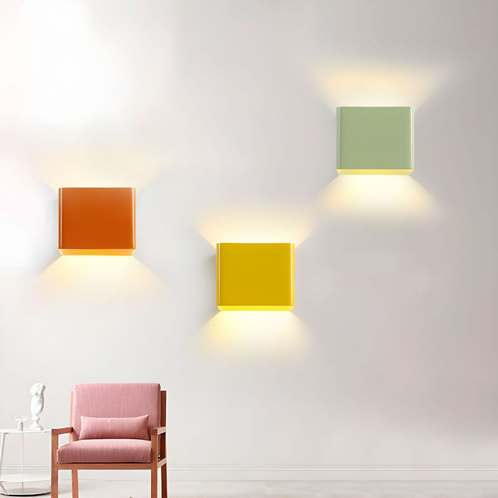 Cube Shade Sconce Light