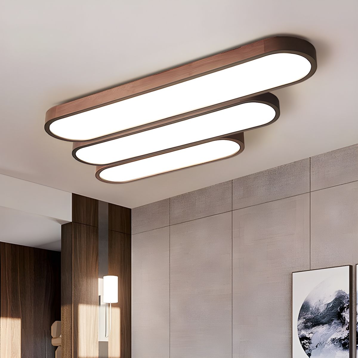 Oval Acrylic LED Ceiling Light