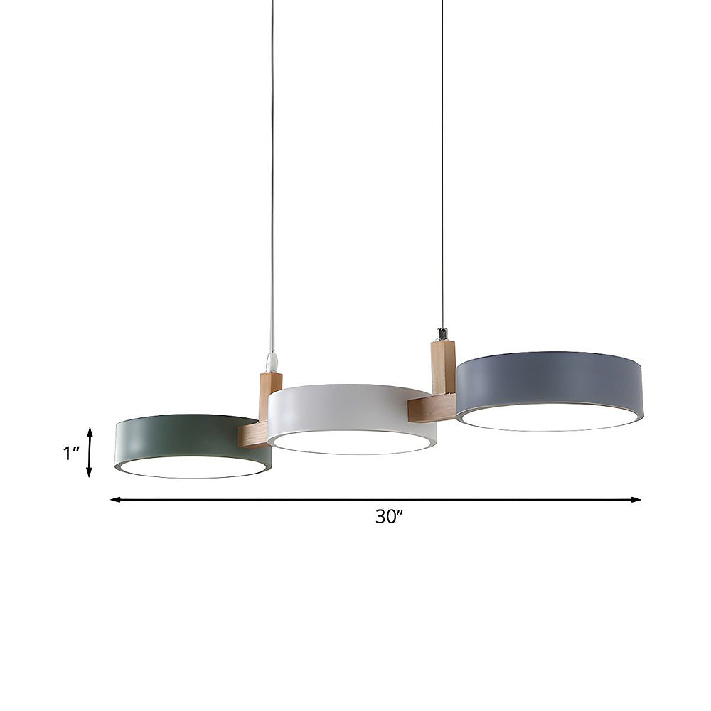 Stylish Metal Multi Light Nordic Flush Ceiling Light For Kitchen