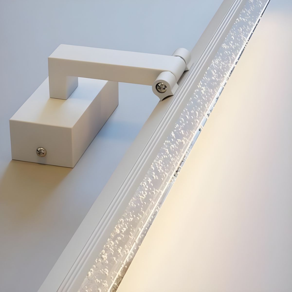 Modern Metal Straight Mirror Bathroom Wall Lighting