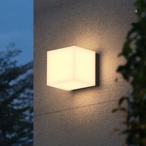 Modern Square Outdoor Wall Lighting