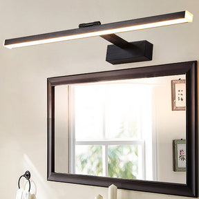 Contemporary Aluminum Simple Long Mirror Bathroom Wall Lighting