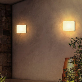 Modern Square Outdoor Wall Lighting