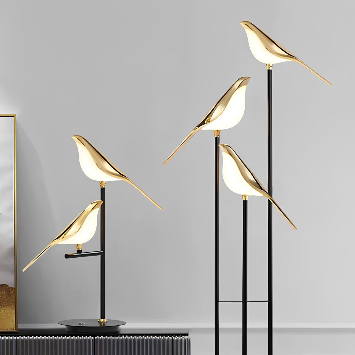 Minimalist Magpie Design LED Floor Lamp