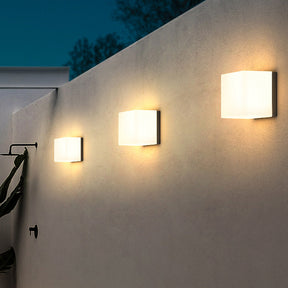 Modern Square Outdoor Wall Lighting