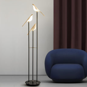 Minimalist Magpie Design LED Floor Lamp