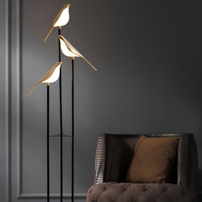 Minimalist Magpie Design LED Floor Lamp