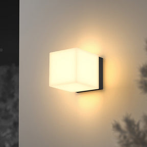 Modern Square Outdoor Wall Lighting