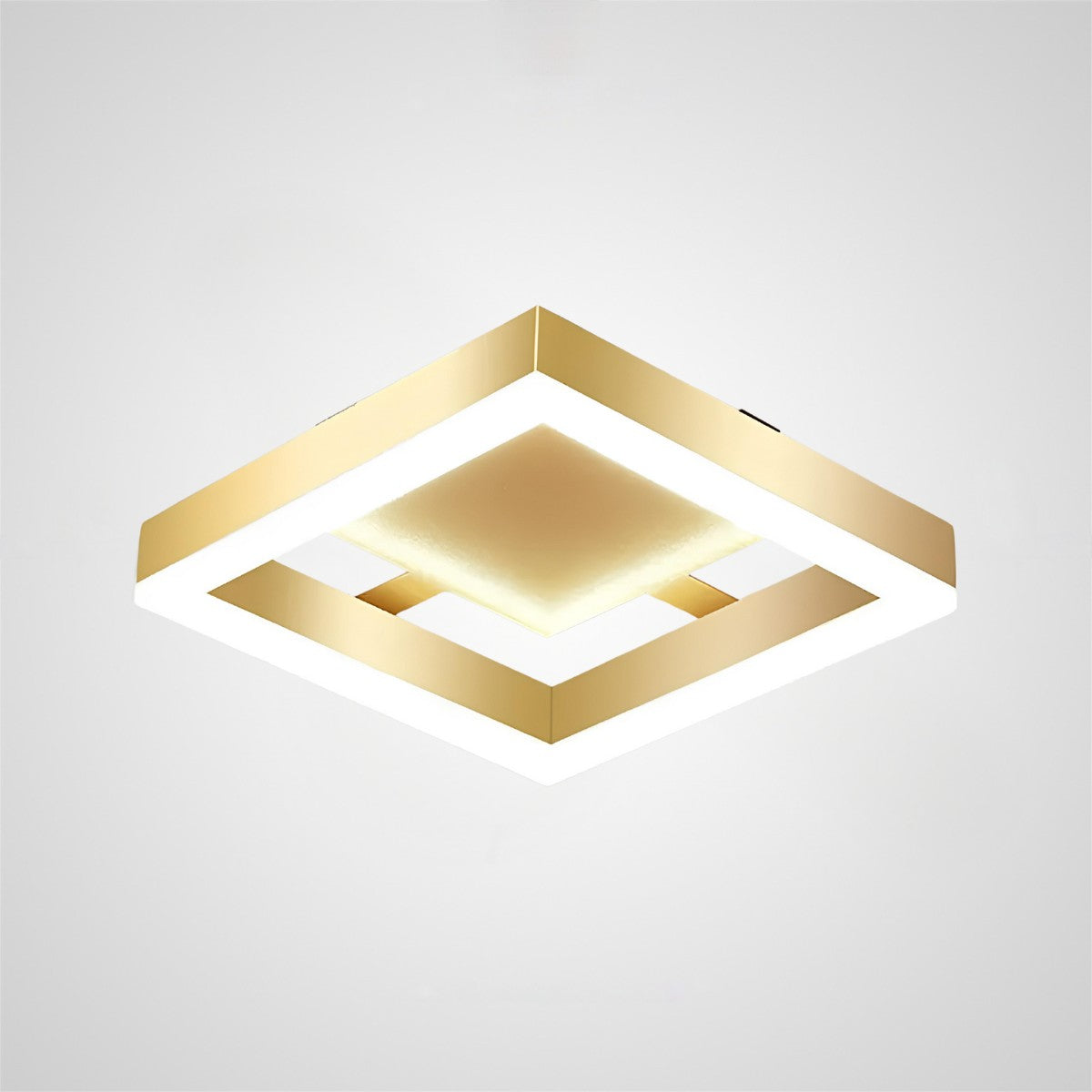 Gold Modern LED Flush Mount Ceiling Lights For Hallway