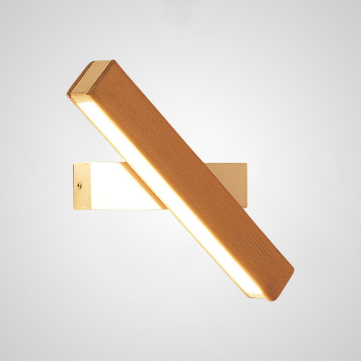 Retro Wood Rotatable Bedroom LED Reading Wall Light