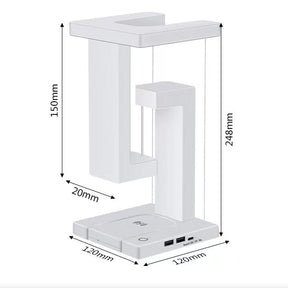 Modern LED Floating Table Lamp with Wireless Charging