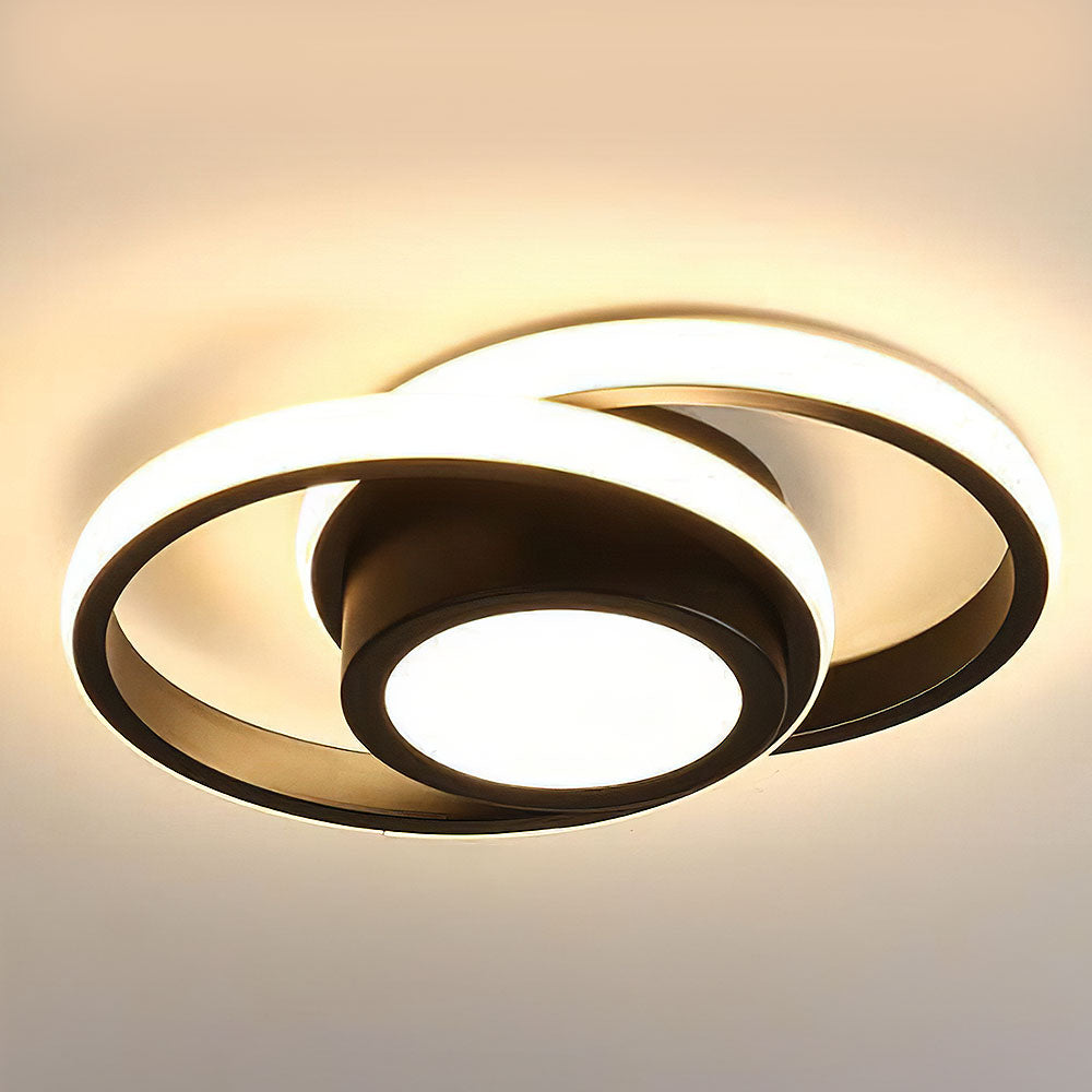 Minimalist Double Ring LED Ceiling Lamp