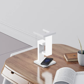 Modern LED Floating Table Lamp with Wireless Charging