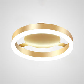 Gold Modern LED Flush Mount Ceiling Lights For Hallway