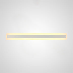 Gold Metal Modern Simple Long Mirror Bathroom Wall Lighting