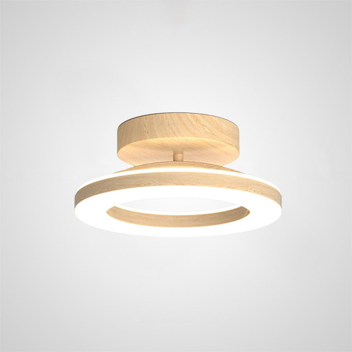 Ronde LED-plafondlamp van acryl voor halingang 