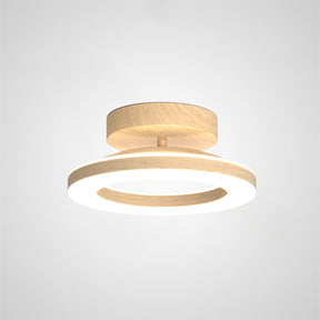 Ronde LED-plafondlamp van acryl voor halingang 