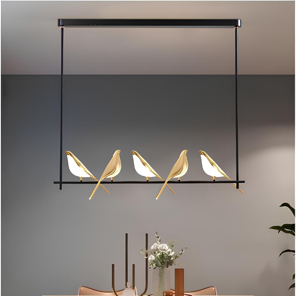 Creative Long Magpie Chandelier