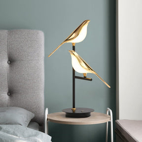 Golden Creative Magpie Table Lamp