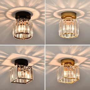 Modern 1-Light Hallway Flush Mount Ceiling Light