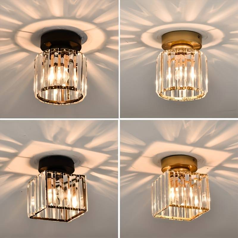 Modern 1-Light Hallway Flush Mount Ceiling Light