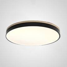 Wooden Round Shape Flush Ceiling Lights