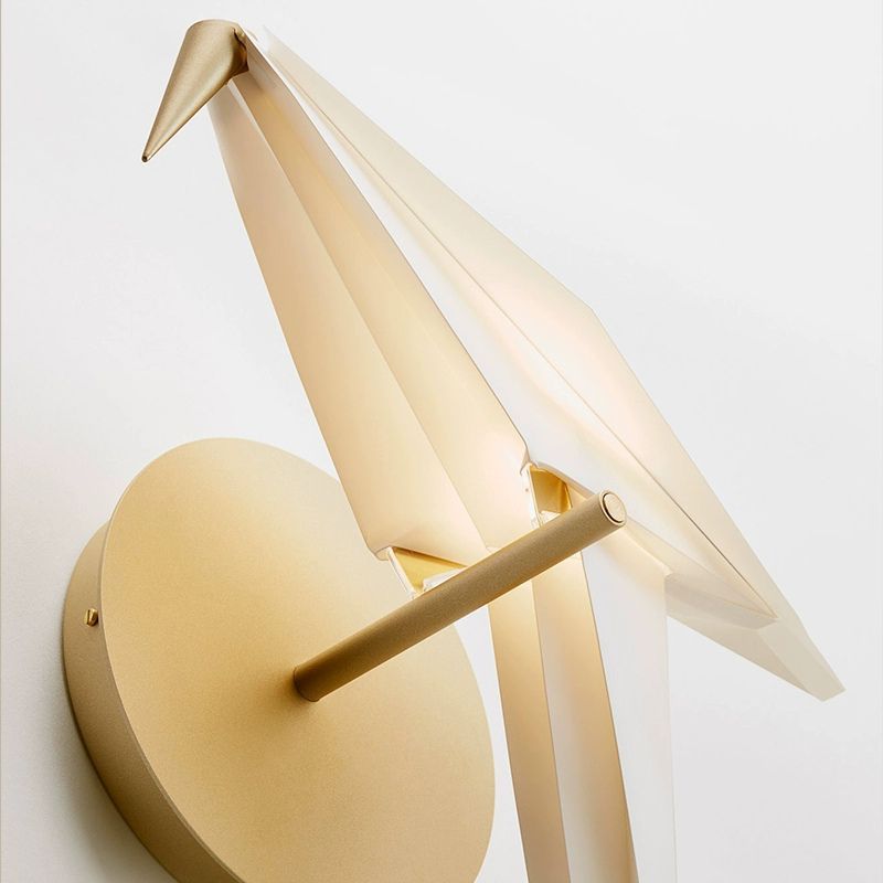 Origami Crane Bionic Wall Lamp