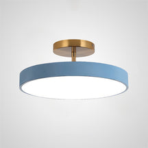 Modern Concise Circular LED Semi Flush Mount Ceiling Light