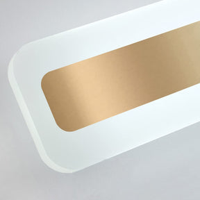 Gold Metal Modern Simple Long Mirror Bathroom Wall Lighting