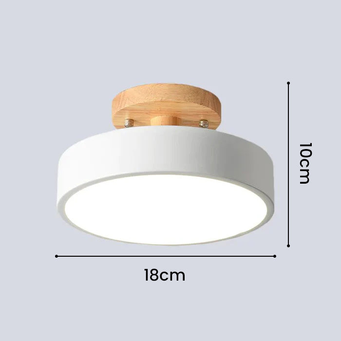 Kleurrijke semi-flush LED-plafondverlichting 