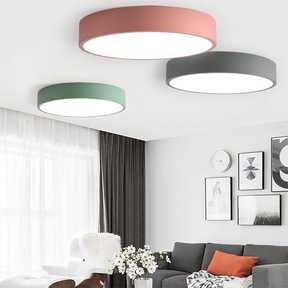 Ronde LED plafondlampen met inbouwmontage