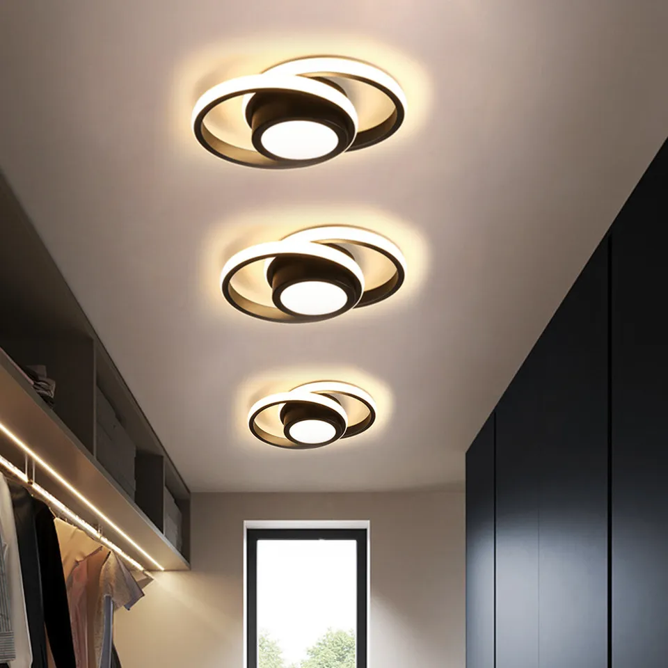 Minimalist Double Ring LED Ceiling Lamp