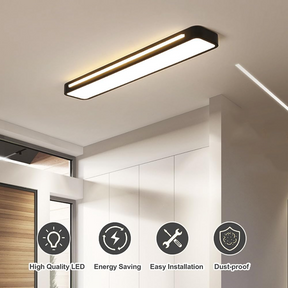 Modern Nordic Minimalist Long LED Ceiling Lighting