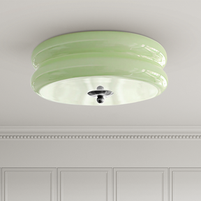 Art Deco Simple Cream Cake Ceiling Light