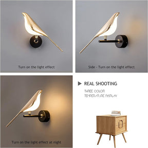 Modern Art Design Magpie Wall Lamp