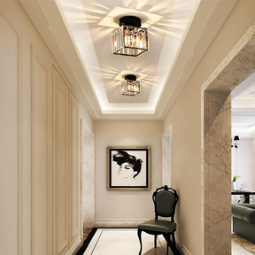 Modern 1-Light Hallway Flush Mount Ceiling Light