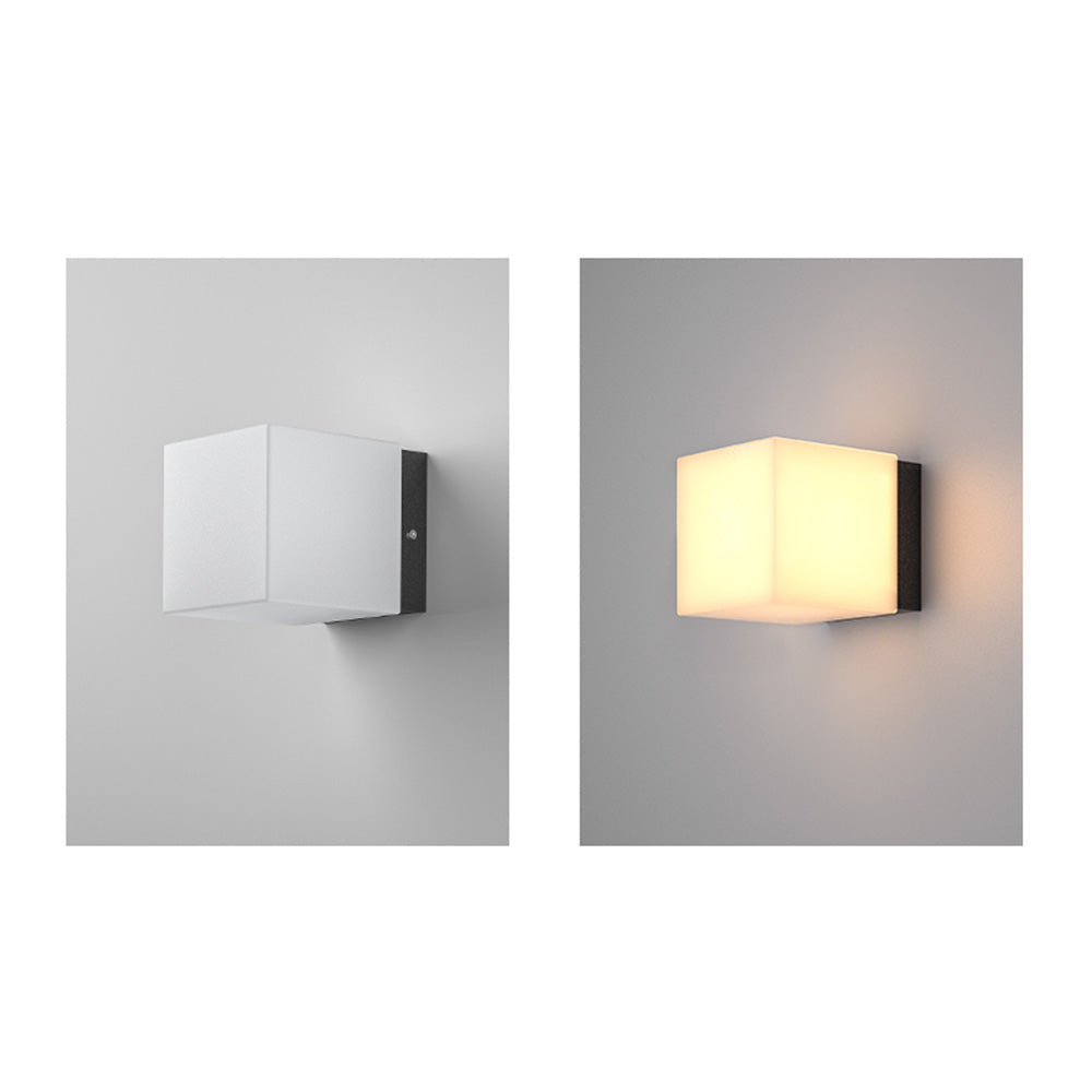 Modern Square Outdoor Wall Lighting