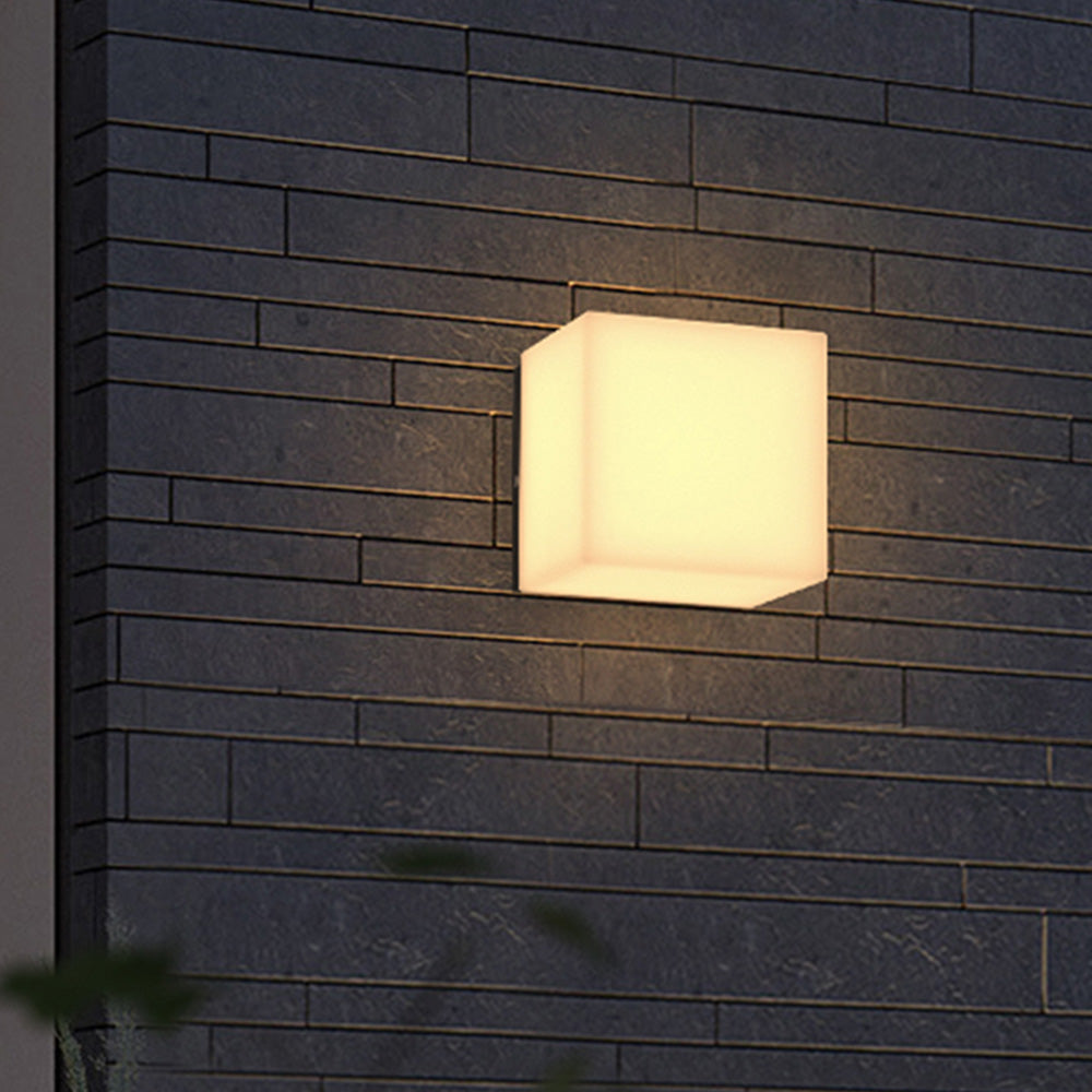 Modern Square Outdoor Wall Lighting