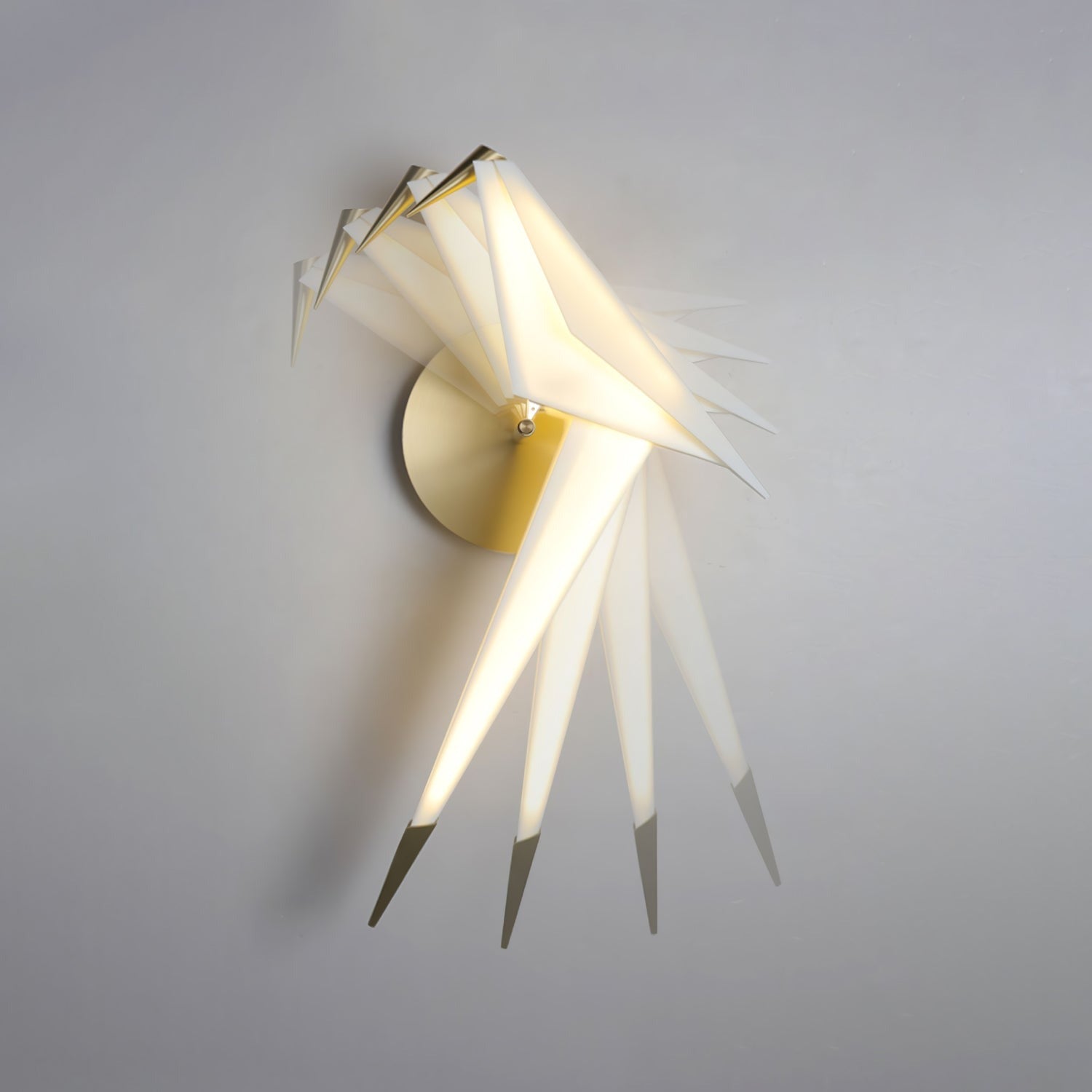 Origami Crane Bionic Wall Lamp