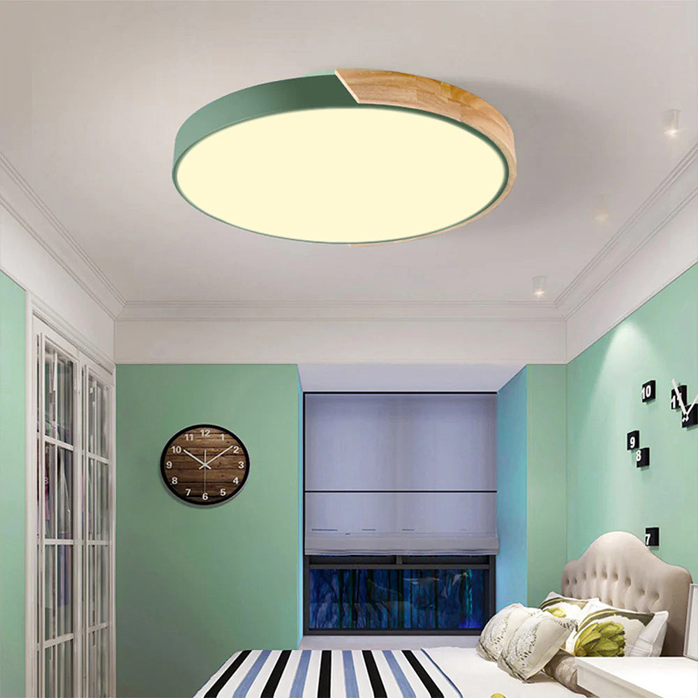 Colorful Simple LED Round Ceiling Lights