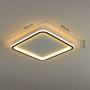 Geometry Square Simple LED Ceiling Light