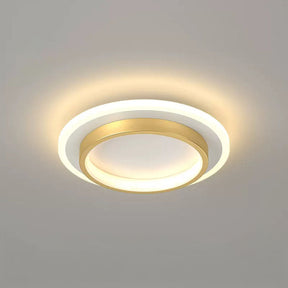 Ronde metalen acryl LED-halplafondlampen