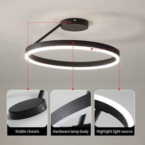 Nordic Minimalist Metal LED Ceiling Light For Livingroom