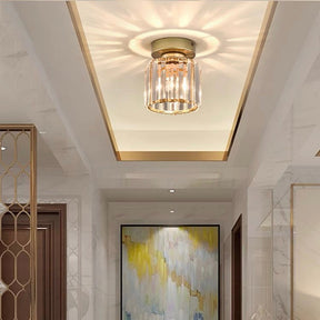 Modern 1-Light Hallway Flush Mount Ceiling Light