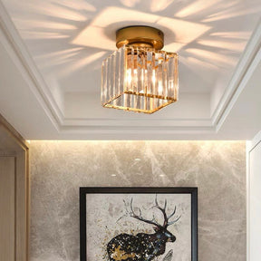 Modern 1-Light Hallway Flush Mount Ceiling Light